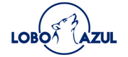 The logo of PIENSOS LOBO AZUL