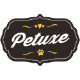 The logo of Petuxe Cosmetics